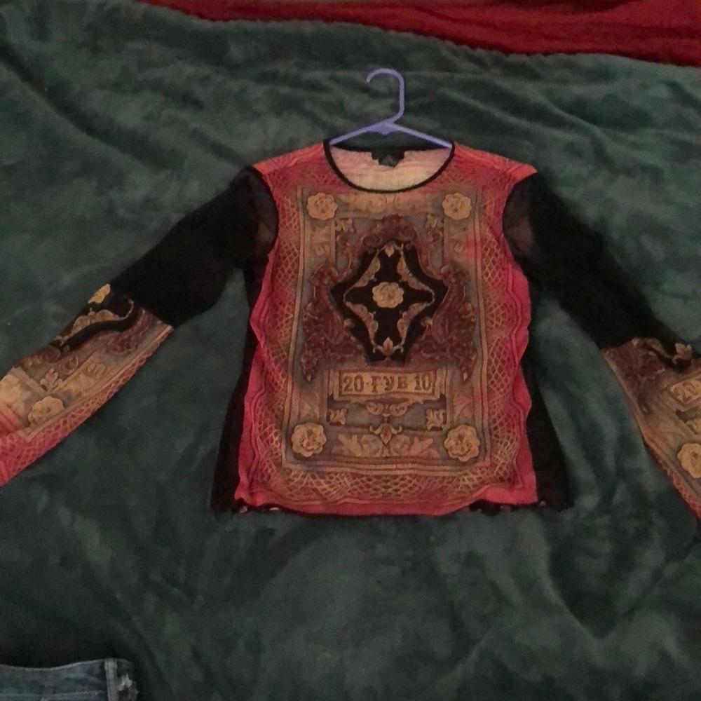 Long sleeve cute blouse